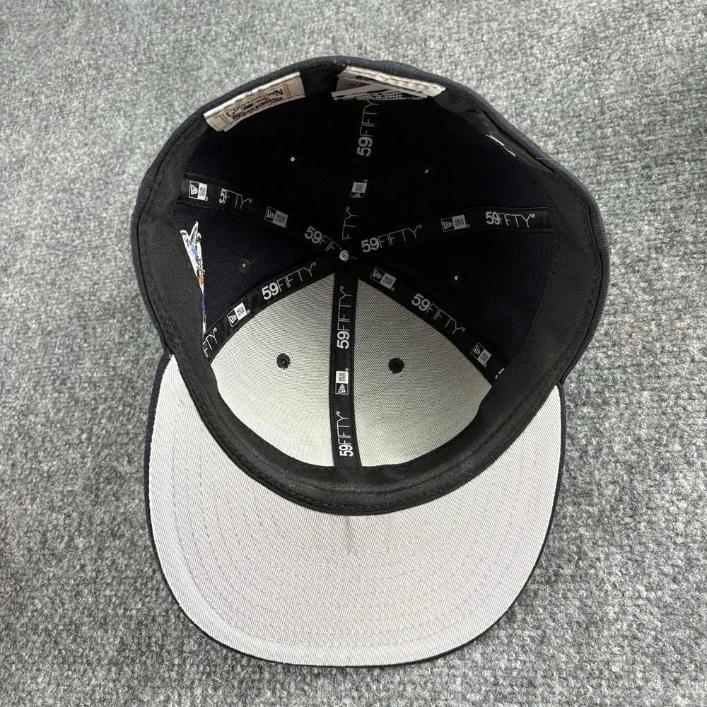 New York Yankees 2000 7  3/8  World Series New Era 59FIFTY Fitted Hat MLB Navy